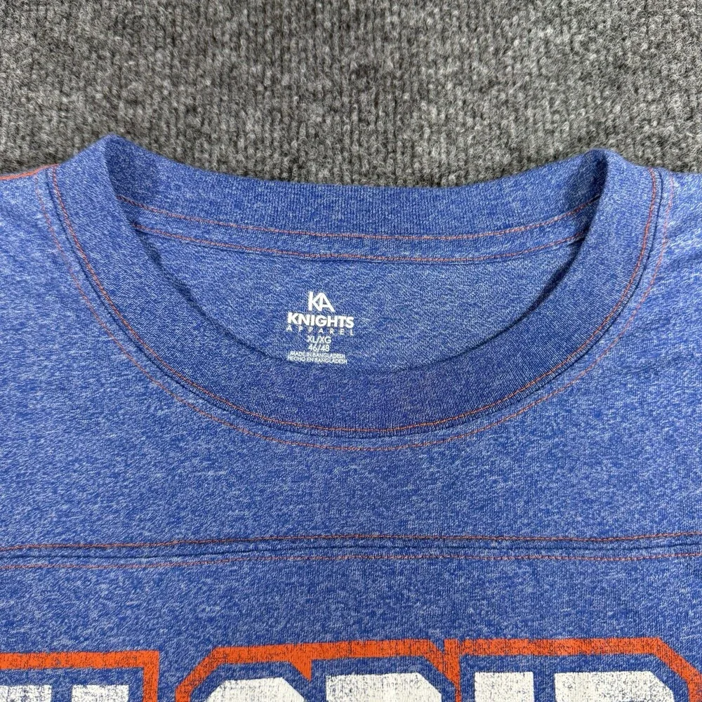 Florida Gators Knights Apparel Mens XXL 2XL Blue Long Sleeve Football Shirt